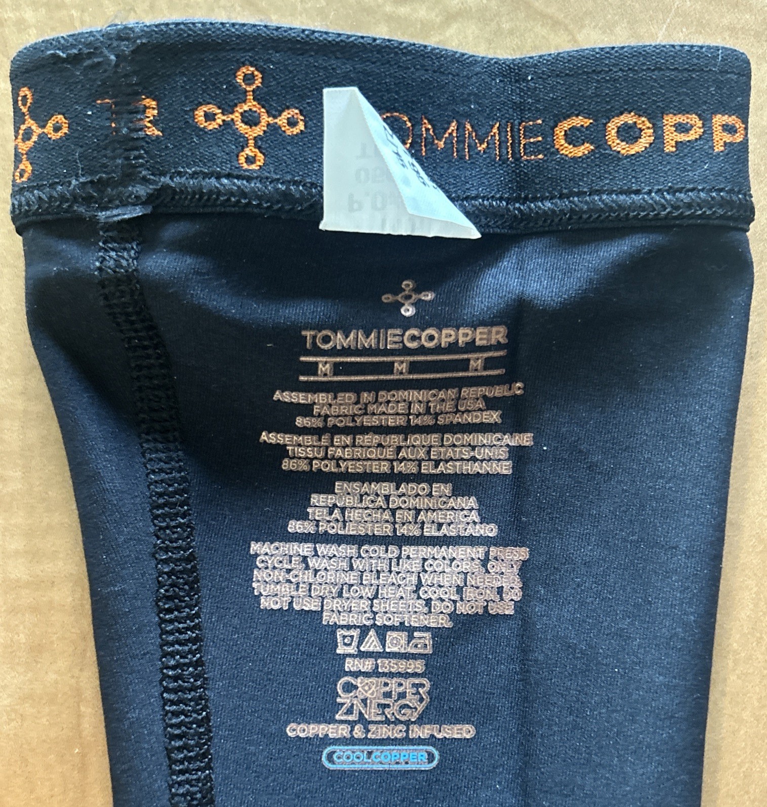 Tommie Copper(Cool Copper/Copper Energy) Compression Elbow Sleeve Sz. M Pair NOS