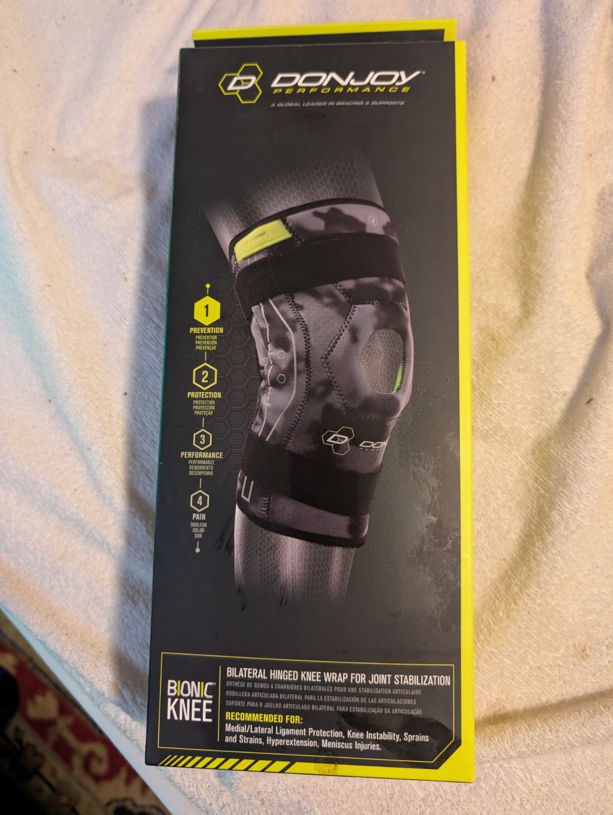 New DonJoy Performance Bionic Comfort Hinged Knee Brace M Size – Save Money Here