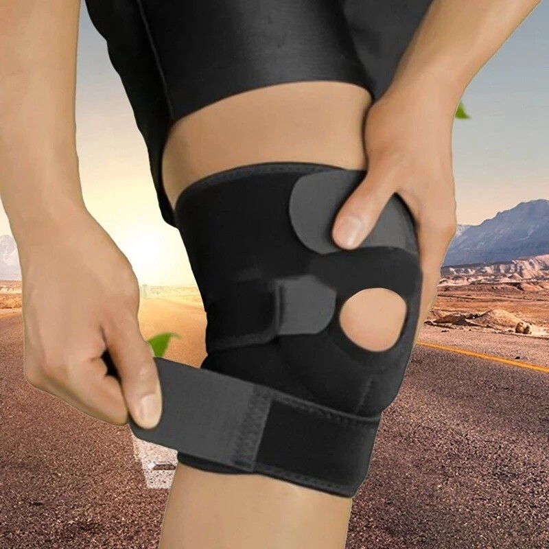 Knee Patella Support Brace Adjustable Sleeve Sports Wrap Brace Knee Protector US
