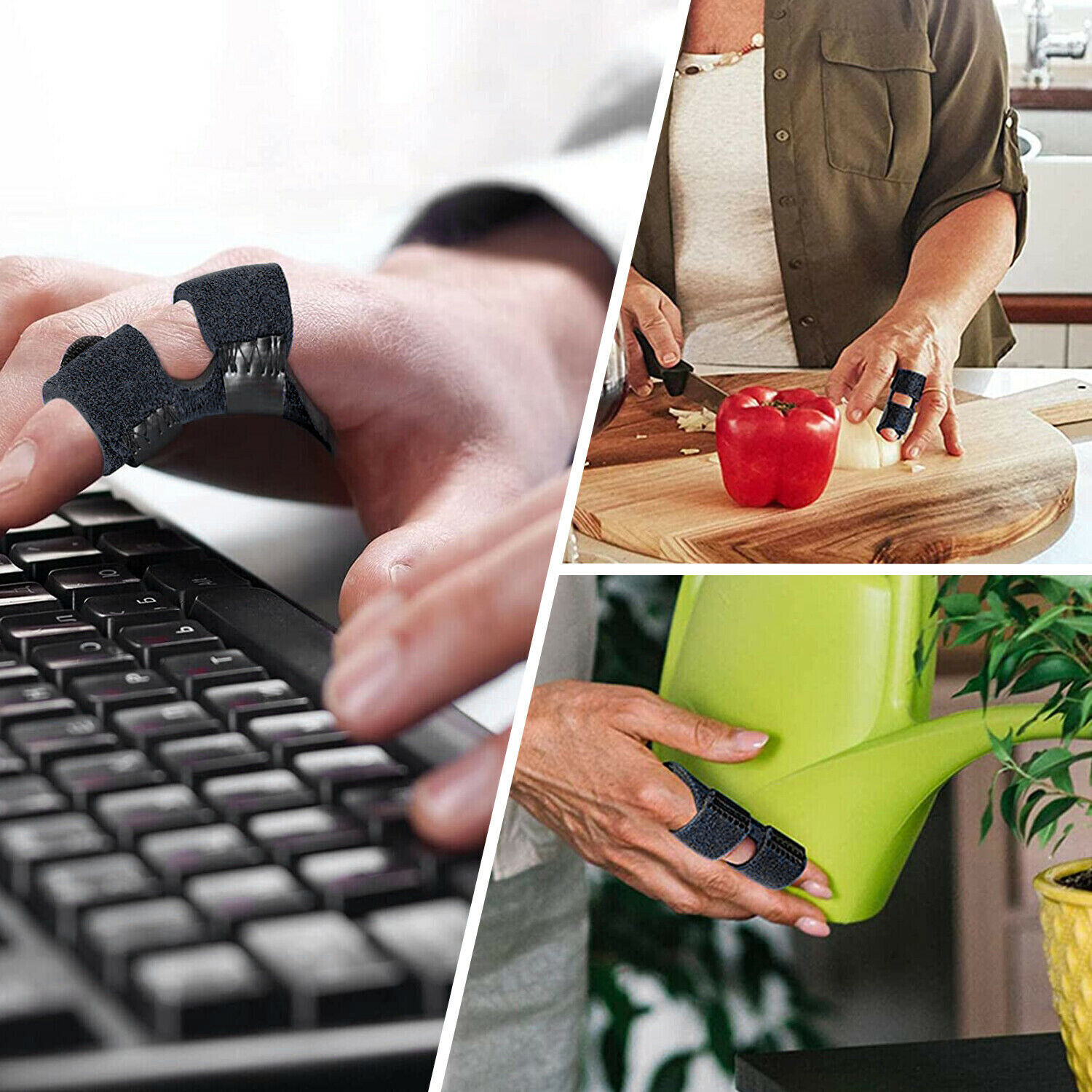 Adjustable Trigger Finger Splint Support Brace Fracture Recovery Fix Relief Pain
