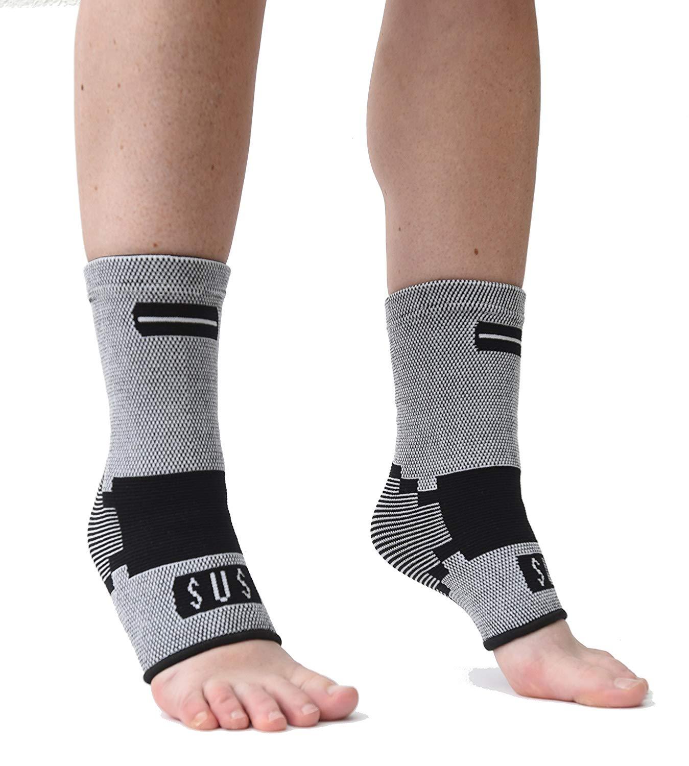 1 pair Comfort Foot Compression Sleeves by susama Sport NEW A2