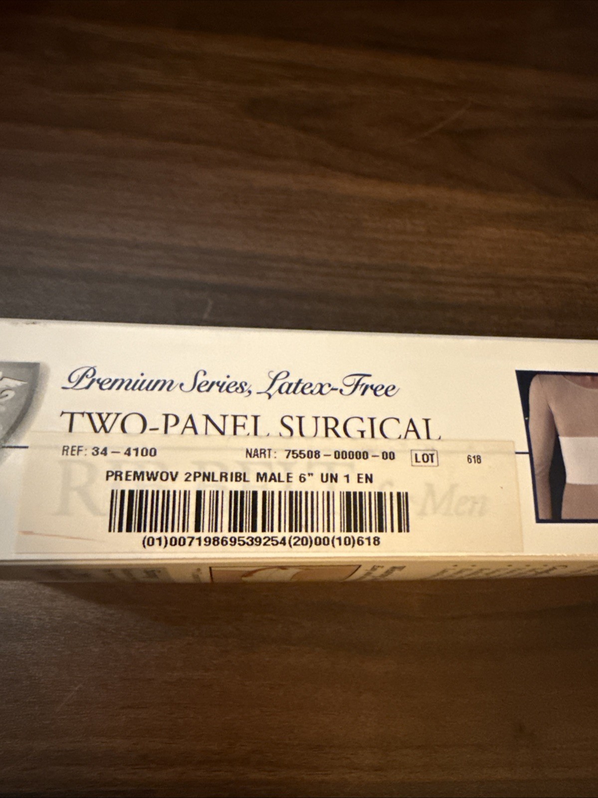 FLA Hospital Grade Premium Series Latex Free 2 Panel Surgical Rib Belt For Men
