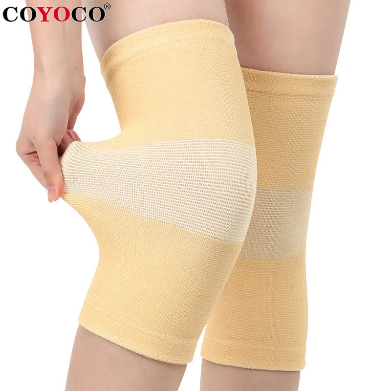 1 Pcs Thin Elasticity KneePads Knee Protector Support COYOCO Skin Color