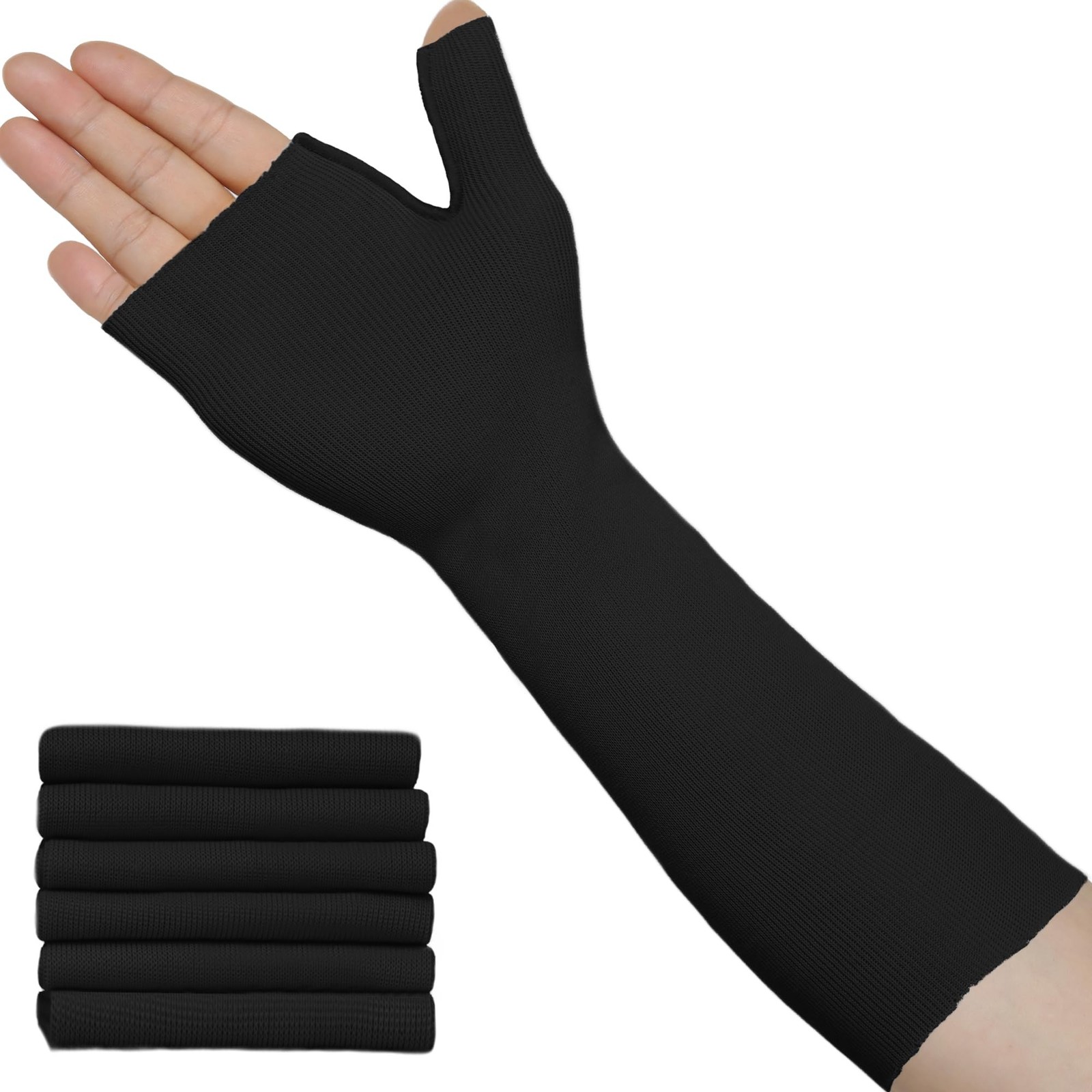 Hand Socks for Splint (Pack of 6) Wrist and Thumb Spica Wrap Liner for Women …