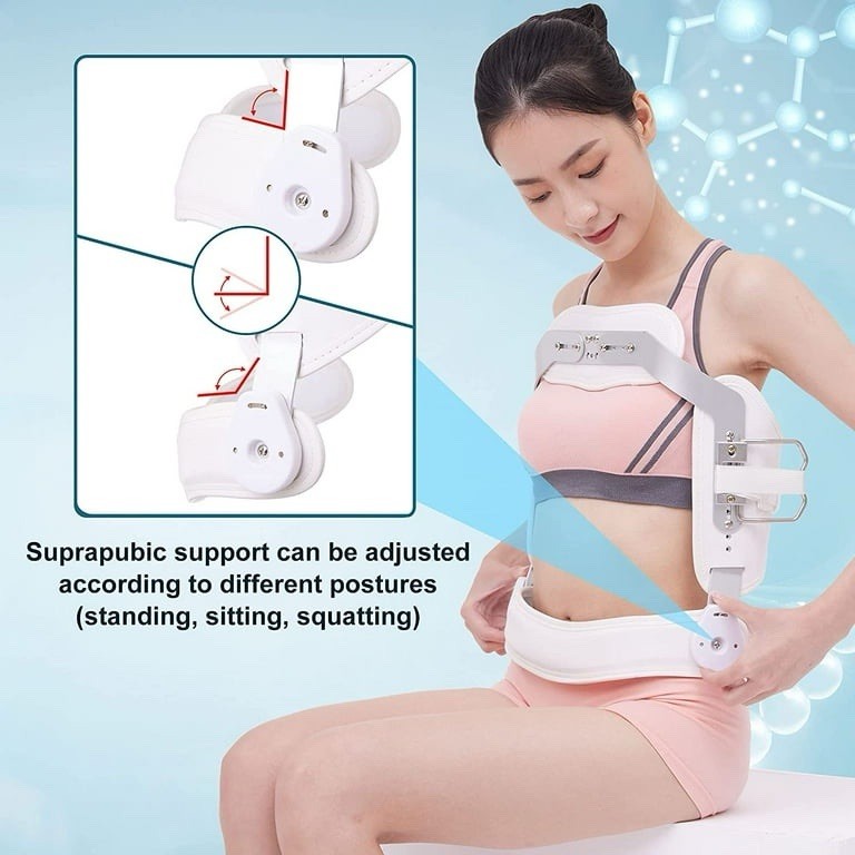 Quovilap Hyperextension Back Brace Spinal Lumbar Fracture Thoracic Size Medium