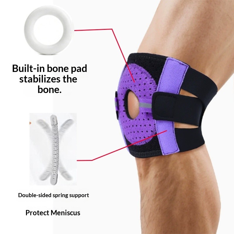 Bilateral Spring Joint Stabilizing Sports Knee Brace