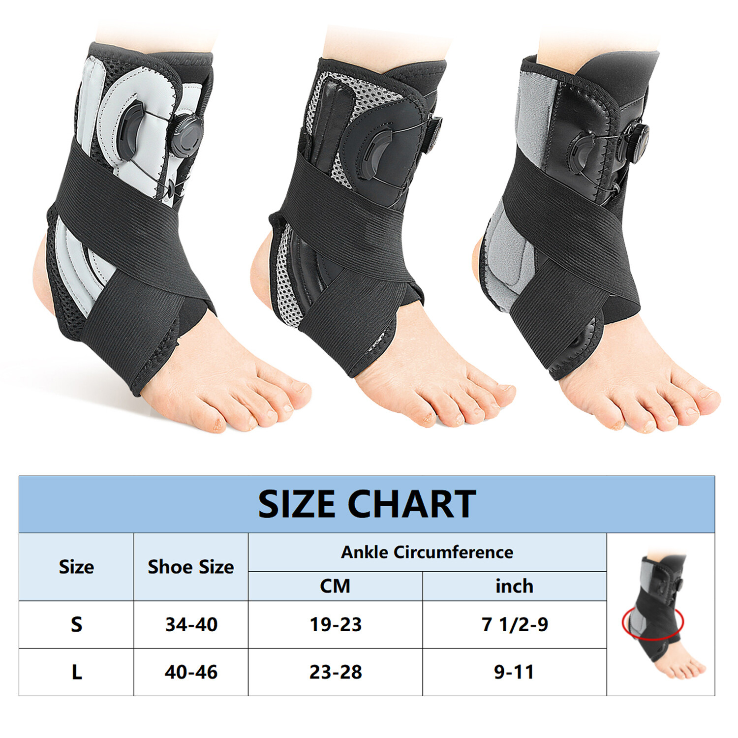 Ankle Support Stirrup Ankle Splint Achilles Tendon Brace Sprain Pain Relief US