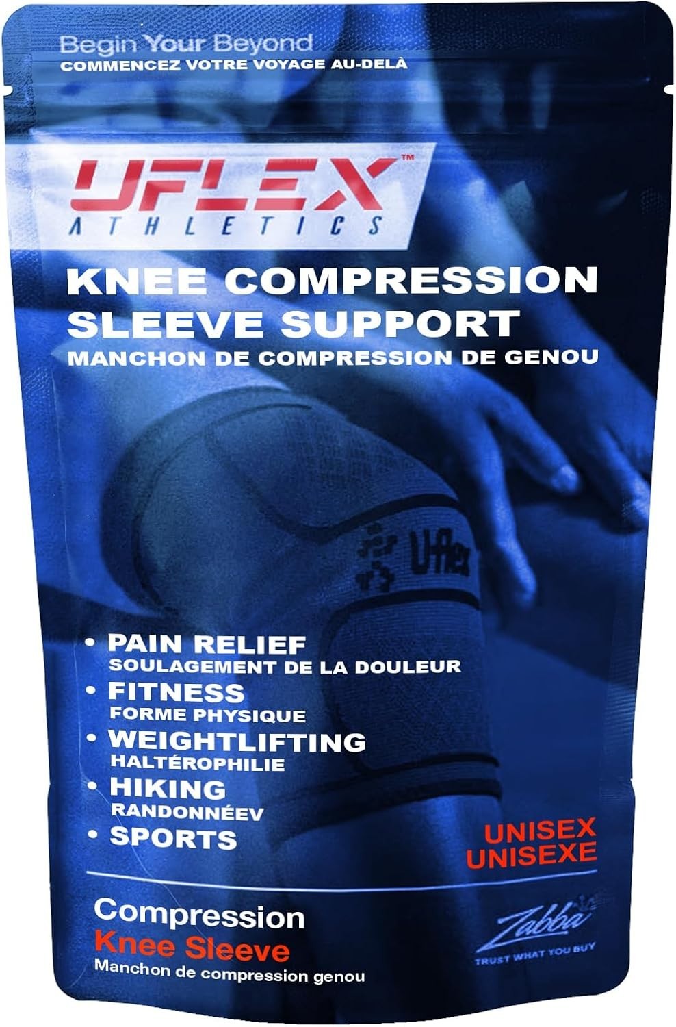 4-Way Stretch Compression Knee Brace – Anti-Slip & Lightweight for Everyday Use