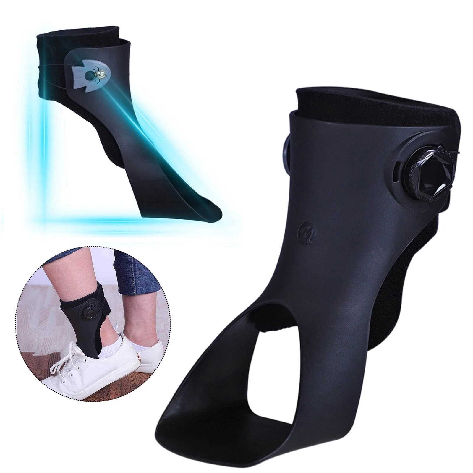 Adjustable Foot Drop Orthosis AFO Ankle Brace Orthosis Splint Improved Gait
