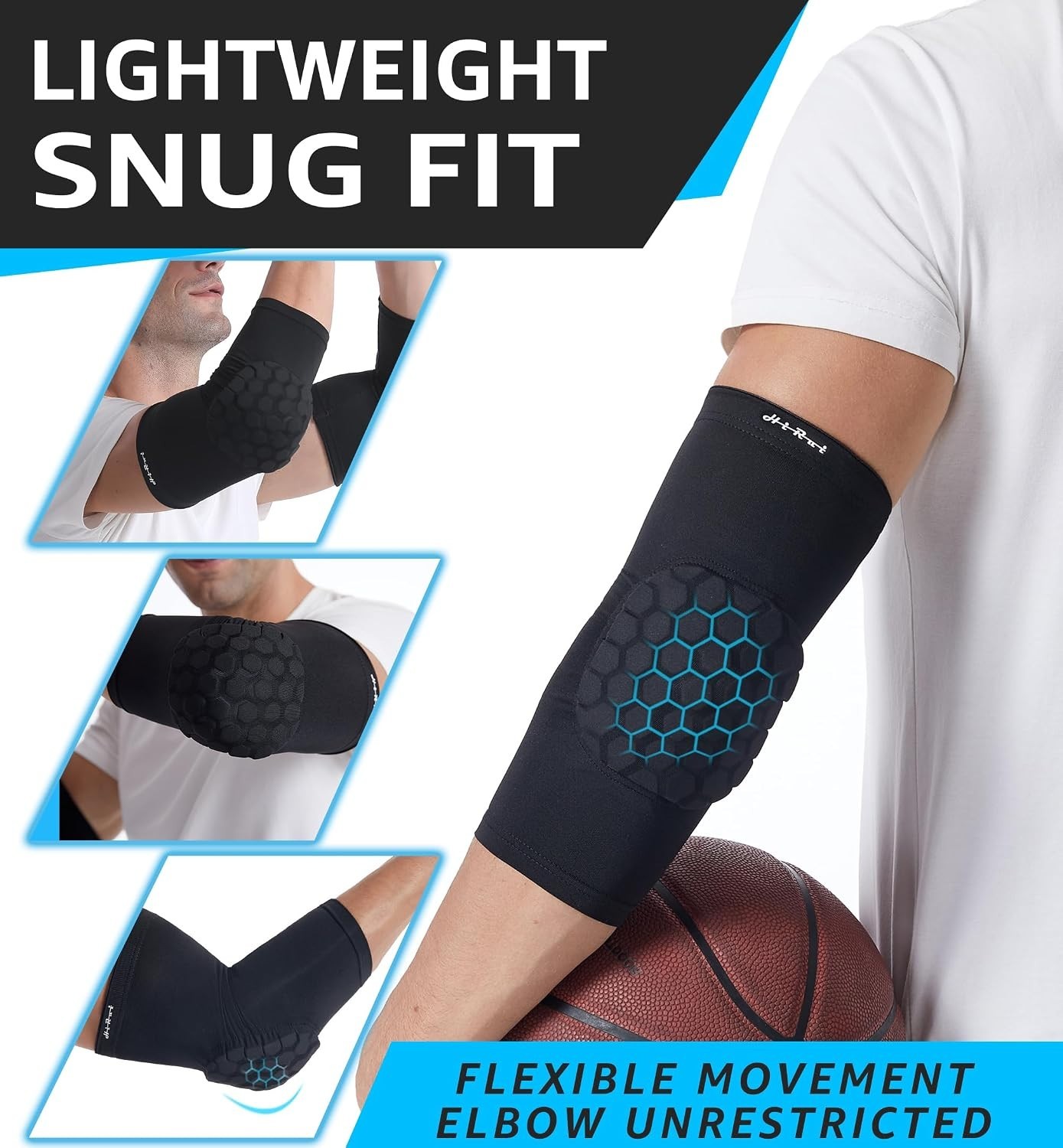 Elbow Pads for Teenagers Men and Women – Basketball Baseball Elbow Brace for …
