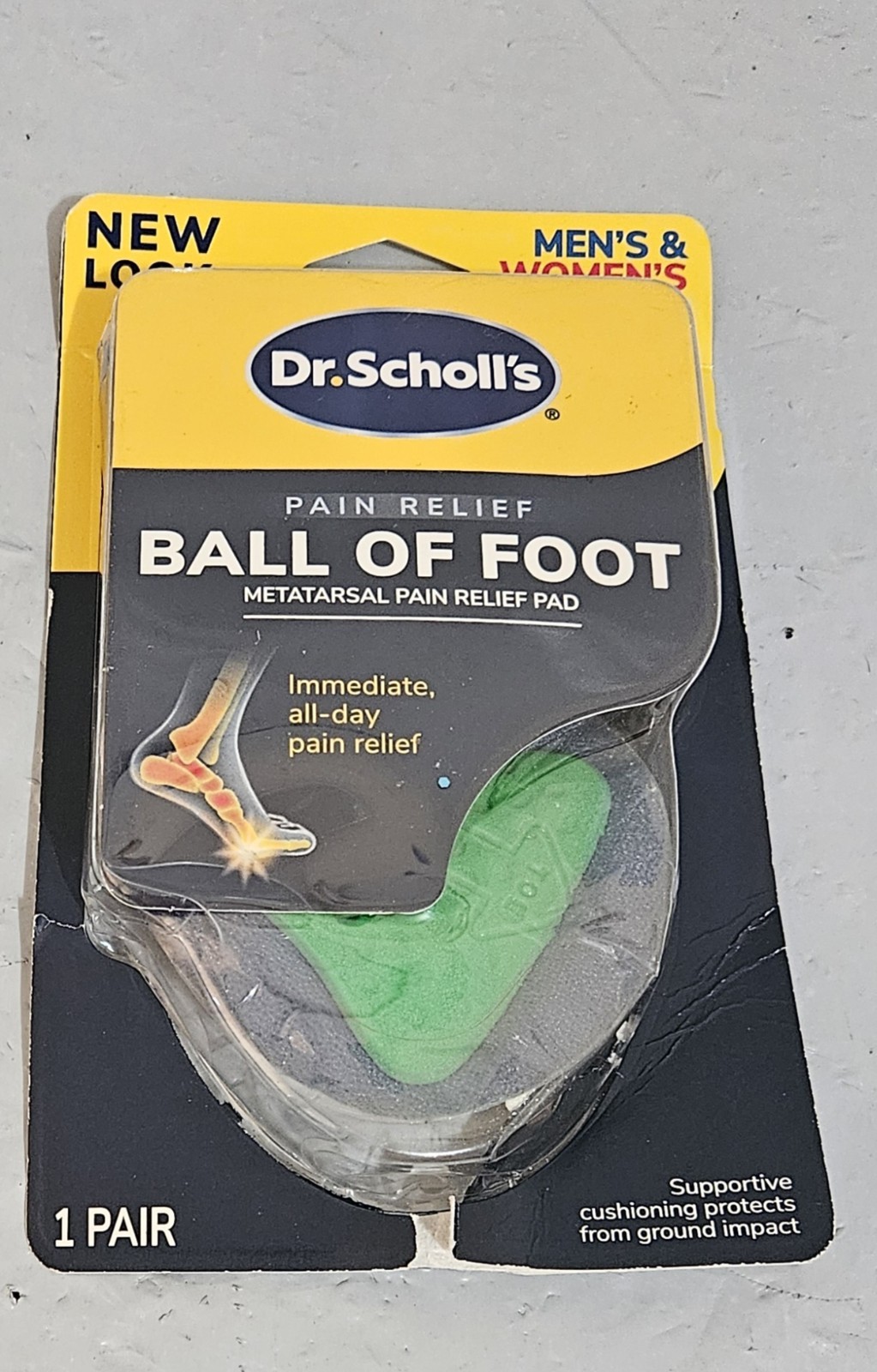 Dr. Scholl’s Pain Relief Ball Of foot Pad 1 pair Men and Women’s