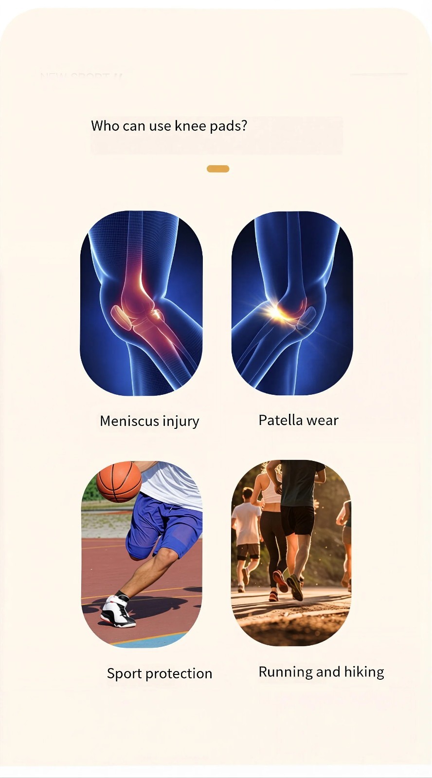 Copper Infused Knee Support Brace Patella Arthritis Joint Compression Sleeve US