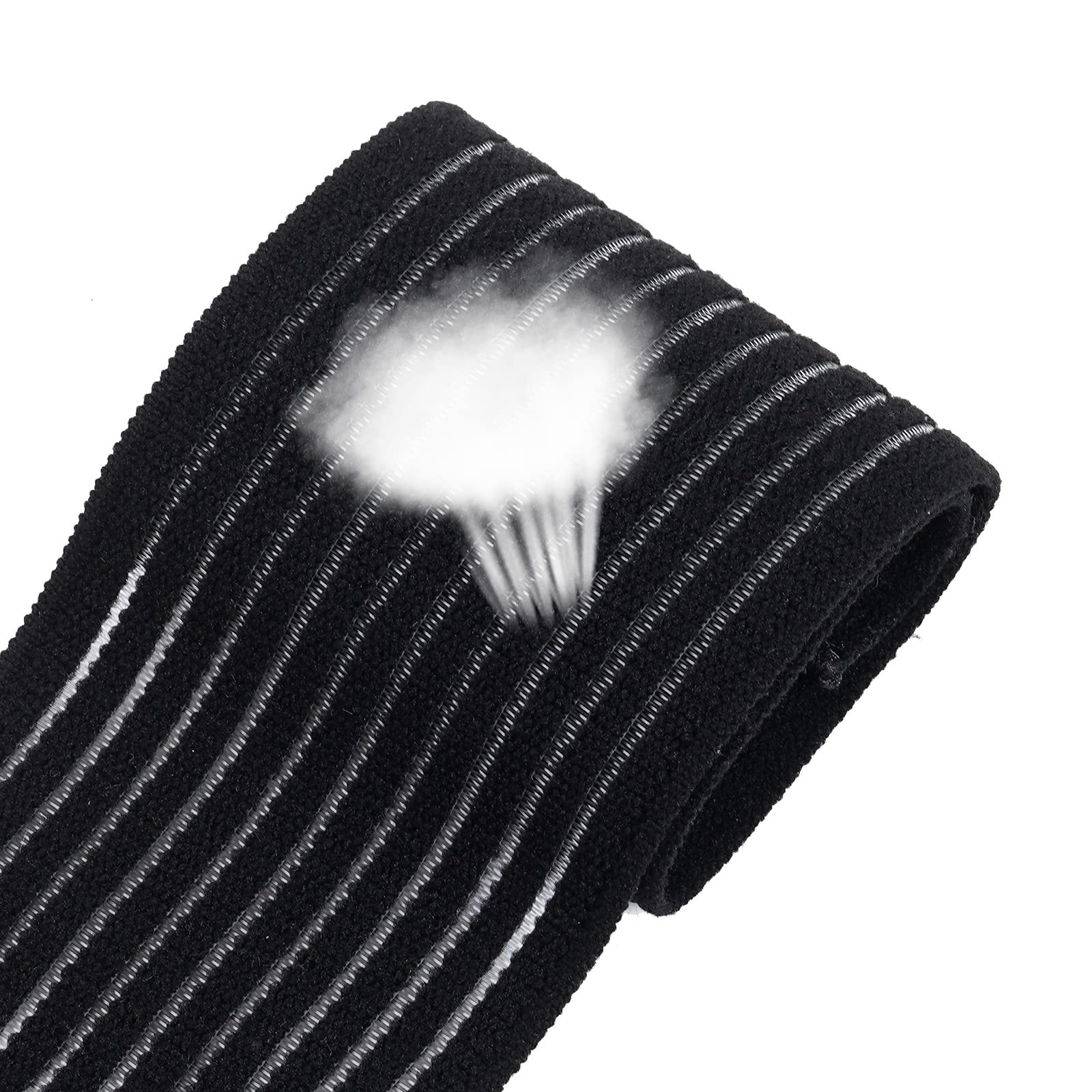 Black Elastic Wrist Compression Bandage Adjustable Wrist Strap Hand Brace Wra…