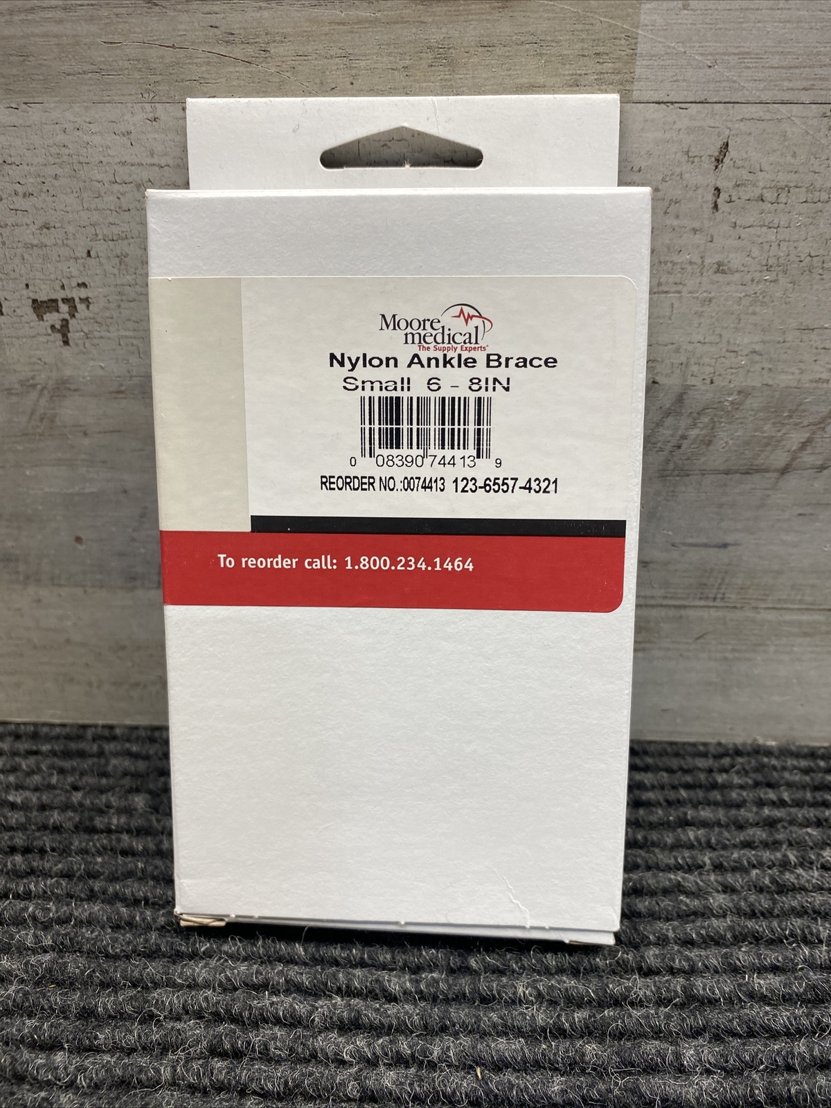 New MOORE MEDICAL Nylon Ankle Brace Small 6-8in