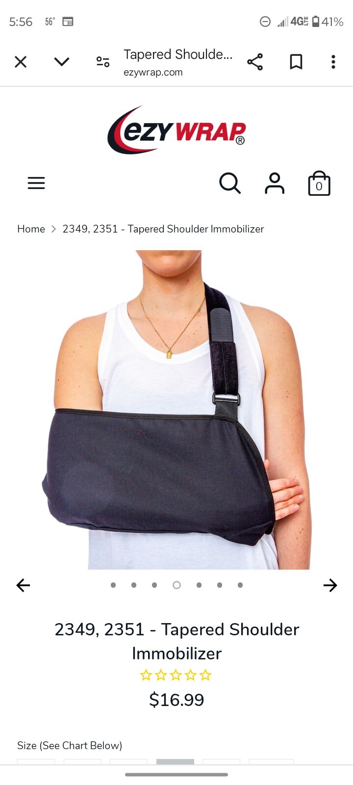 Ez Wrap Arm Sling Immobilizer