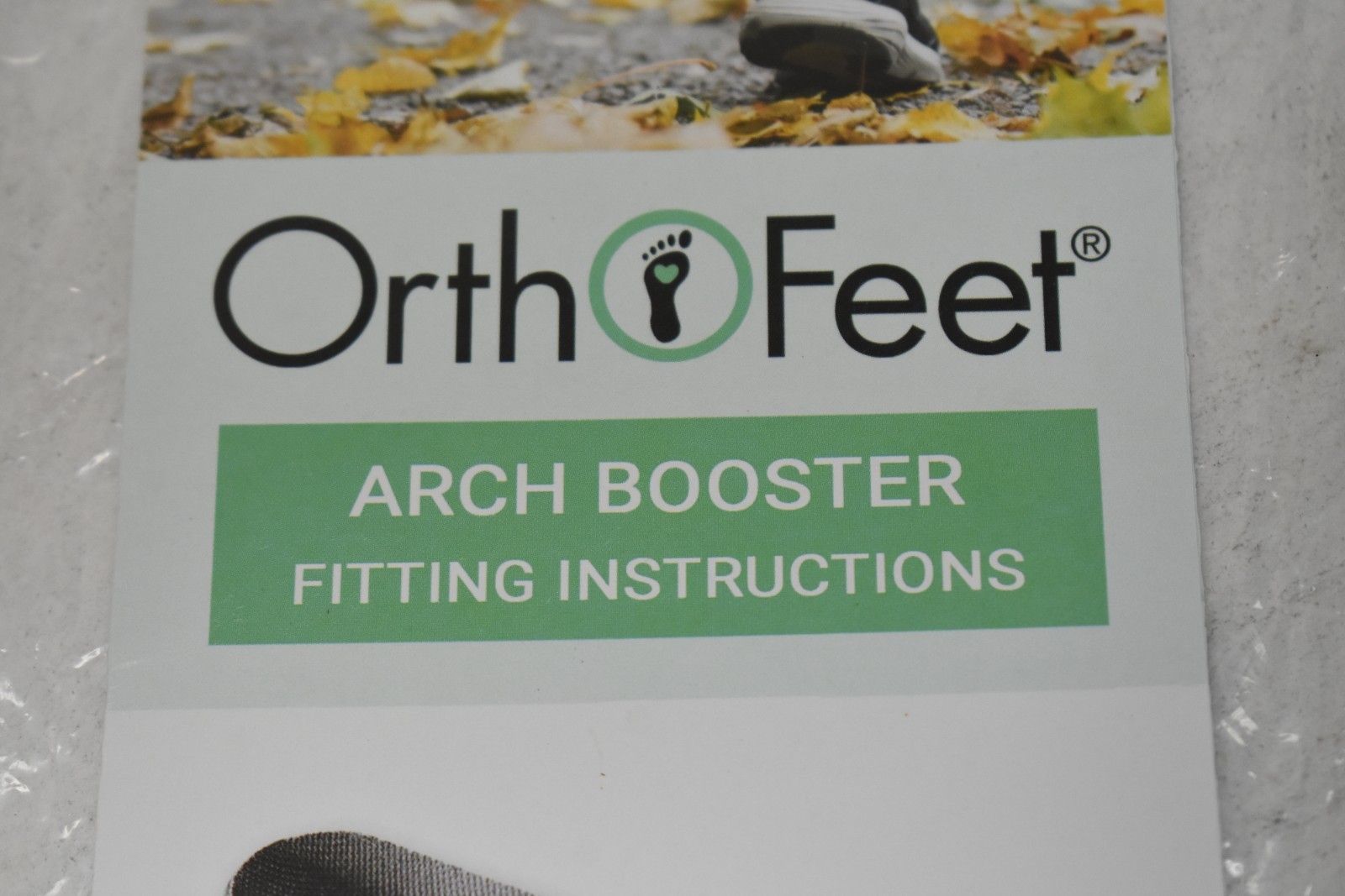 Orthofeet Arch Booster with Fitting Instructions One Size Unisex No Insoles