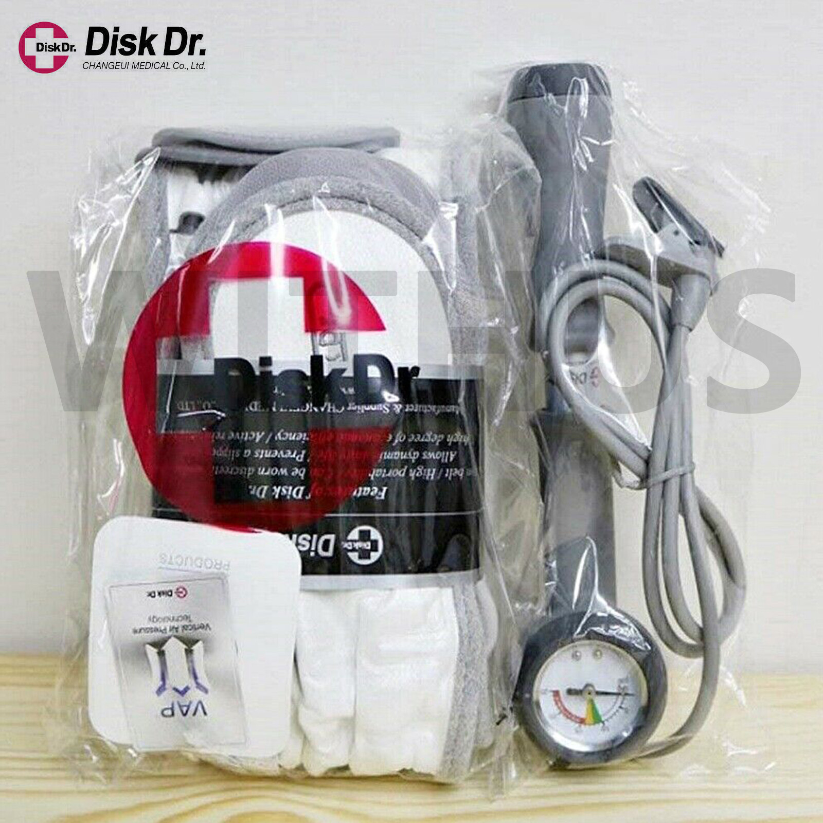 Disk Dr. WG50 G2 Lumbar Waist Air Decompression Traction Inflatable Belt Brace