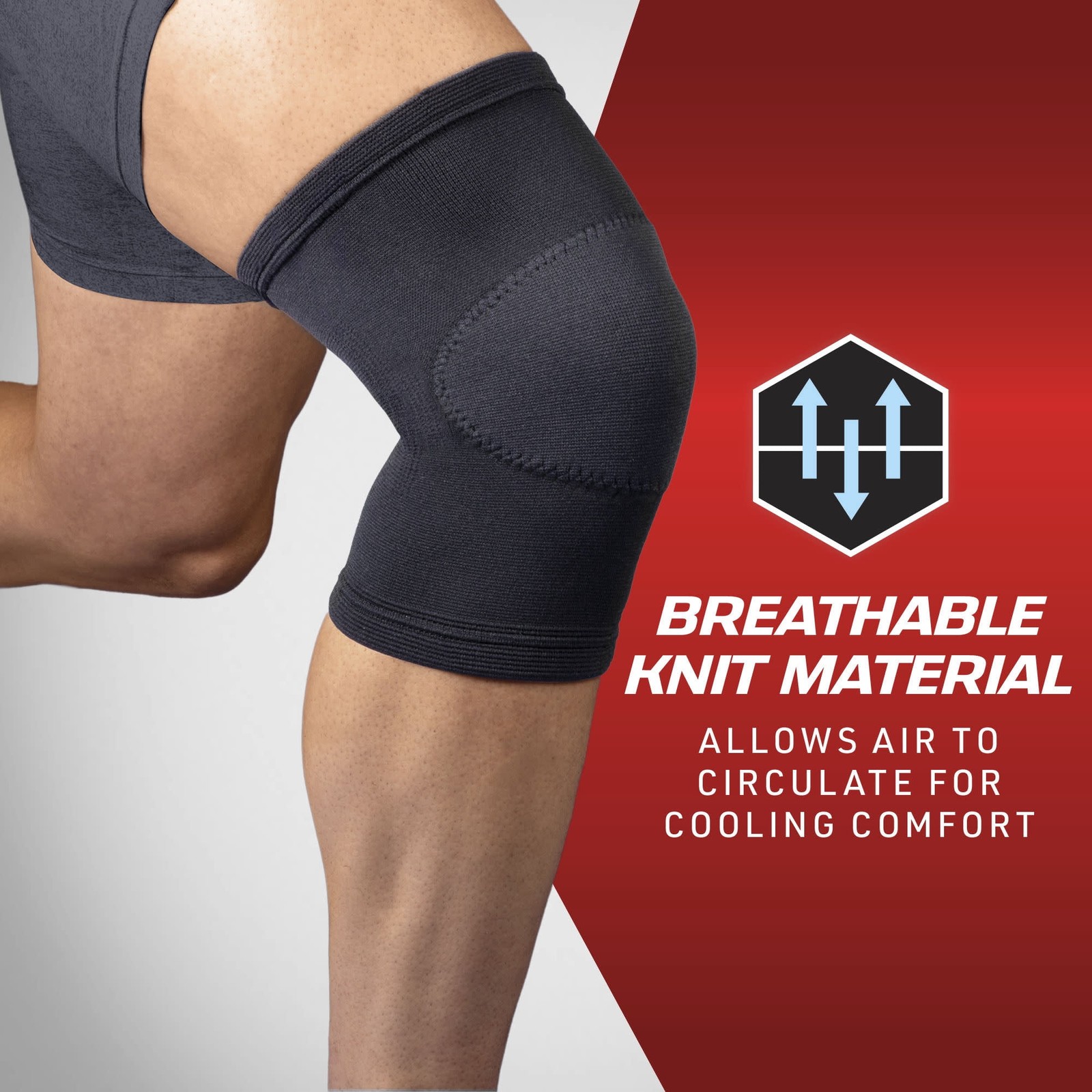 Breathable Knee Support Brace S/M, Elastic Knee Compression Sleeve