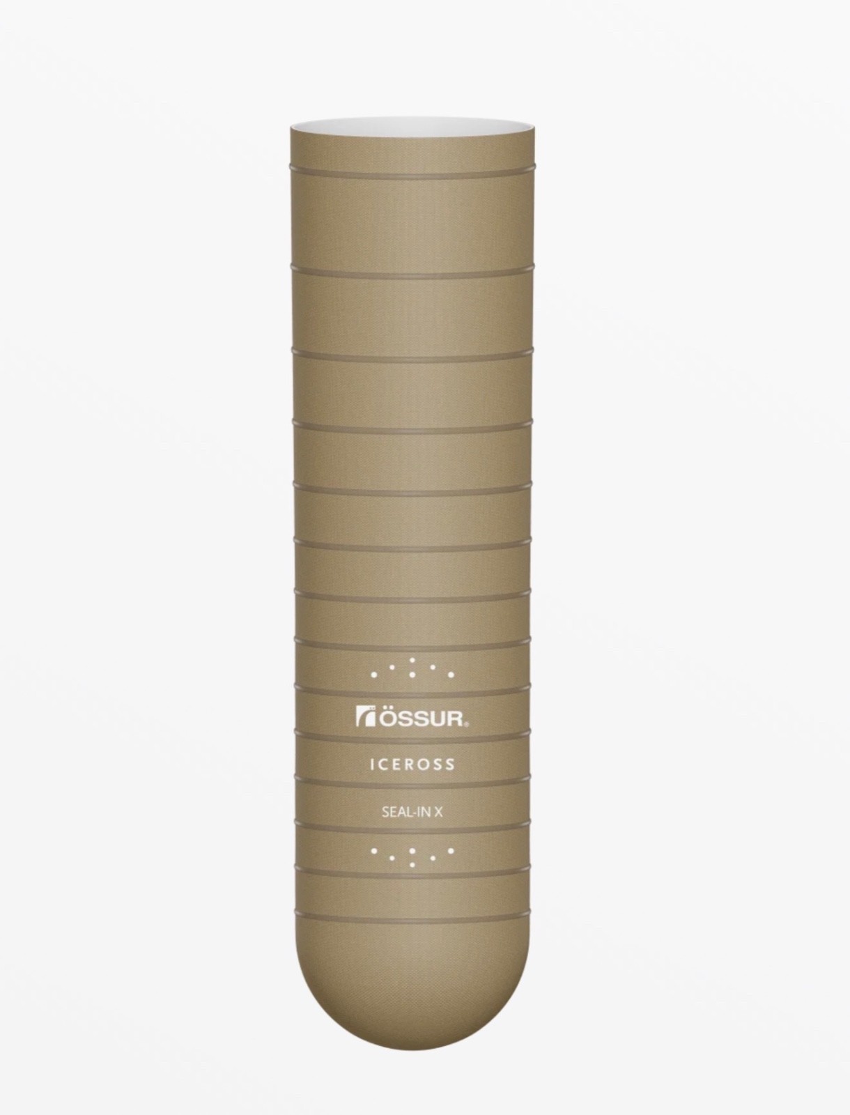 Ossur X TF Transfemoral seal in prosthetic liner. Conical profile. Size 25.