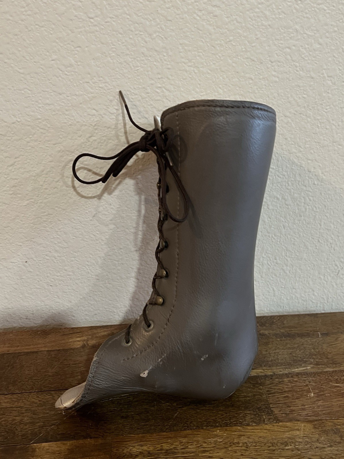 Brown Leather Custom Ankle Brace Support Right AFO