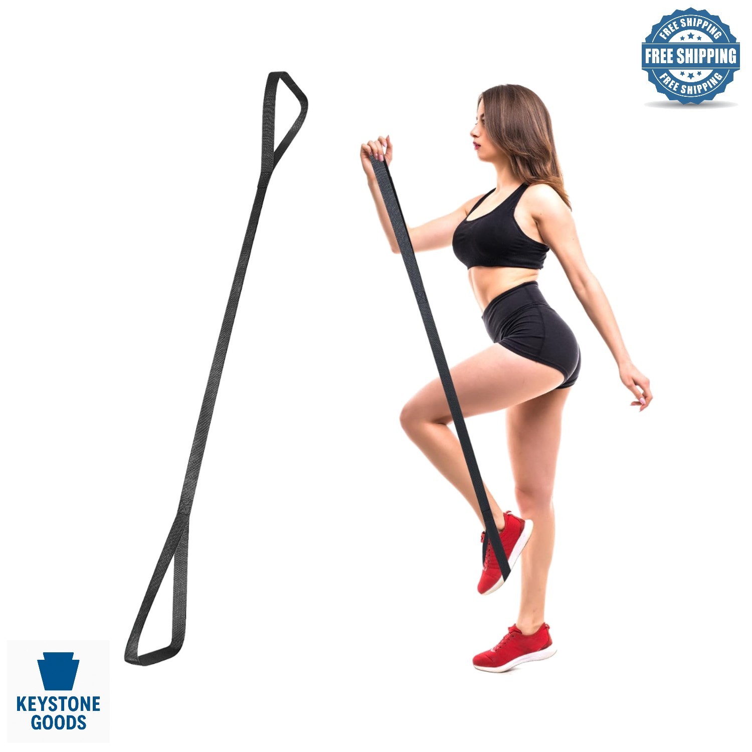 Extra Long Leg Lifter Strap for Rehab, Post-Surgery, Elderly Mobility Support