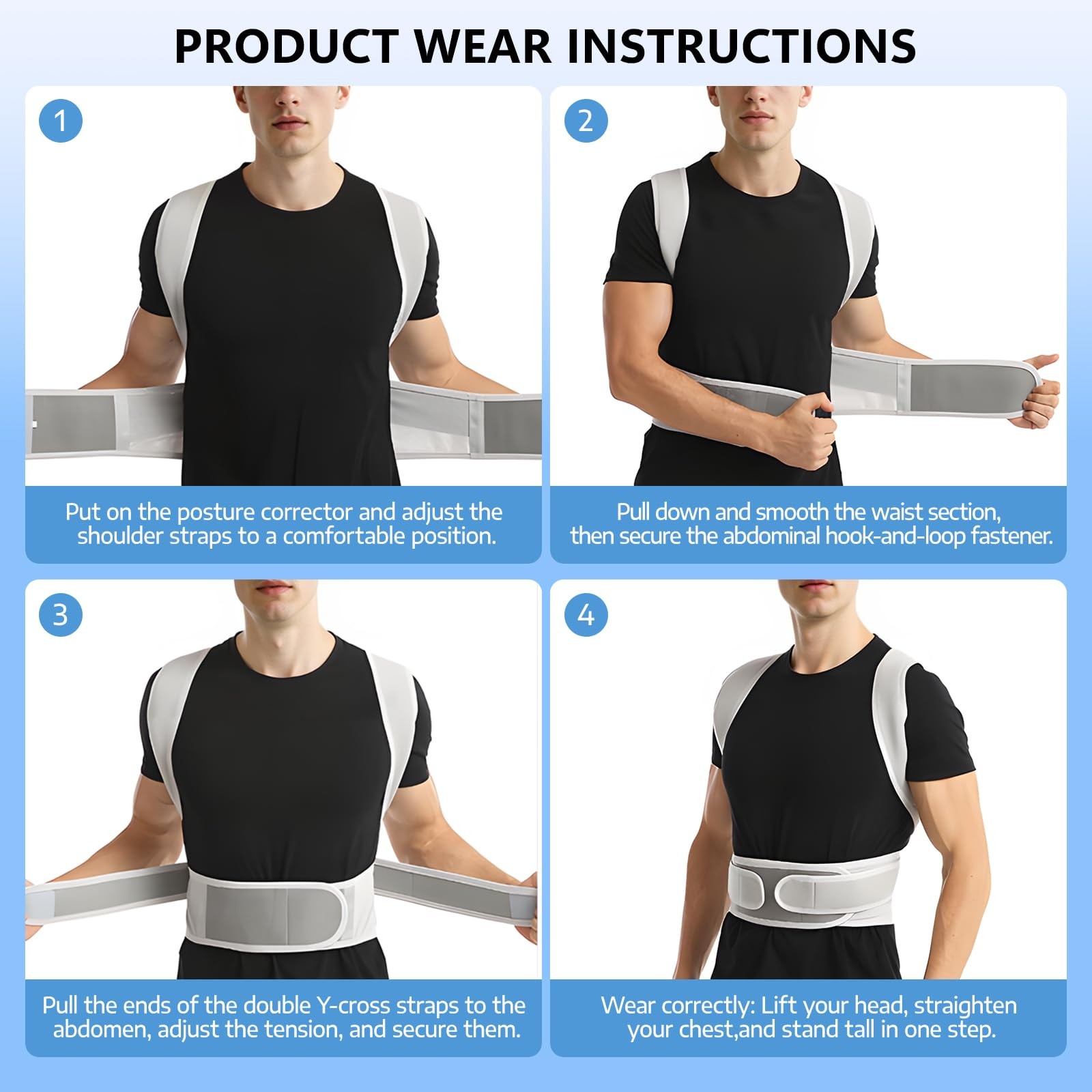 Posture Corrector, Back Posture Corrector for Men and , Adjustable Shoulder B…