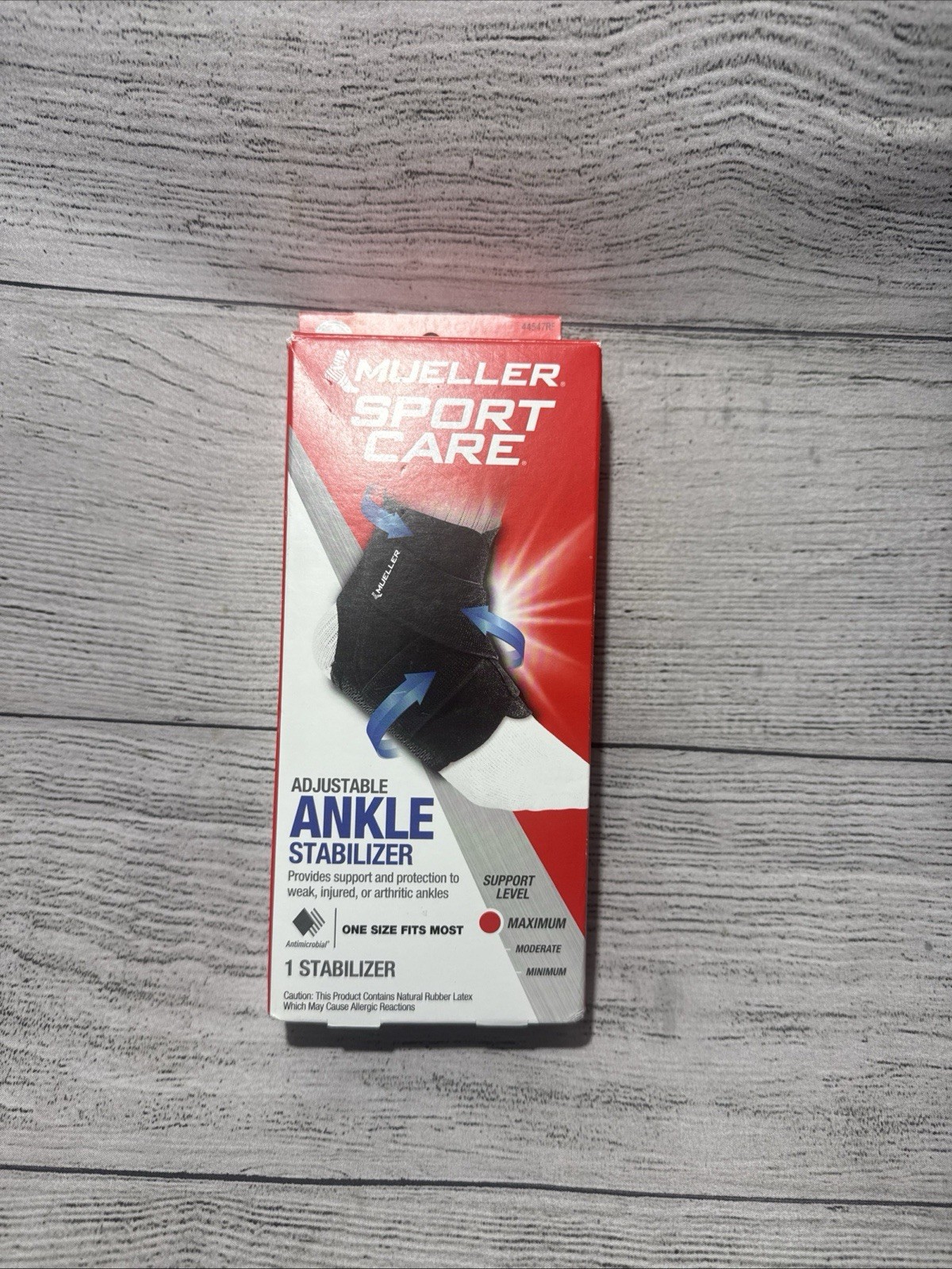 Mueller Sports ~ Adjustable Ankle Stabilizer ~ Max Support ~ One Size Fits Most