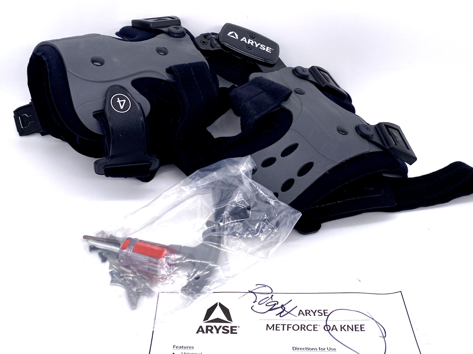 Aryse Knee Brace Right MetForce OA AY-43-R L1851 L1843 NEW
