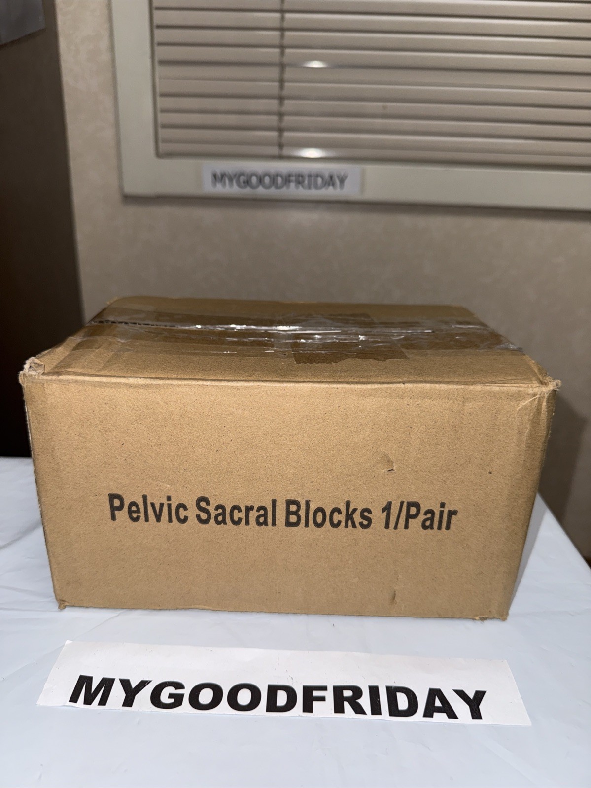 NEW Healthy You Pelvic Sacral Blocks Non Slip Base – 1 pair Sealed Pack