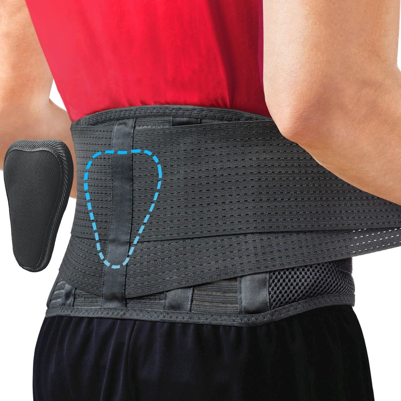 Lower Back Pain Relief Brace – Sciatica, Herniated Disc & Scoliosis Support – Br