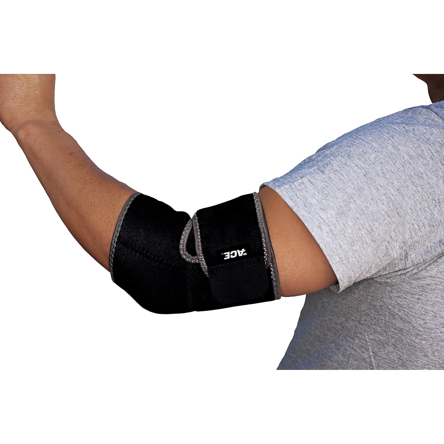 ACE Brand Adjustable Compression Elbow Support, Moderate Support for Weak, Sore