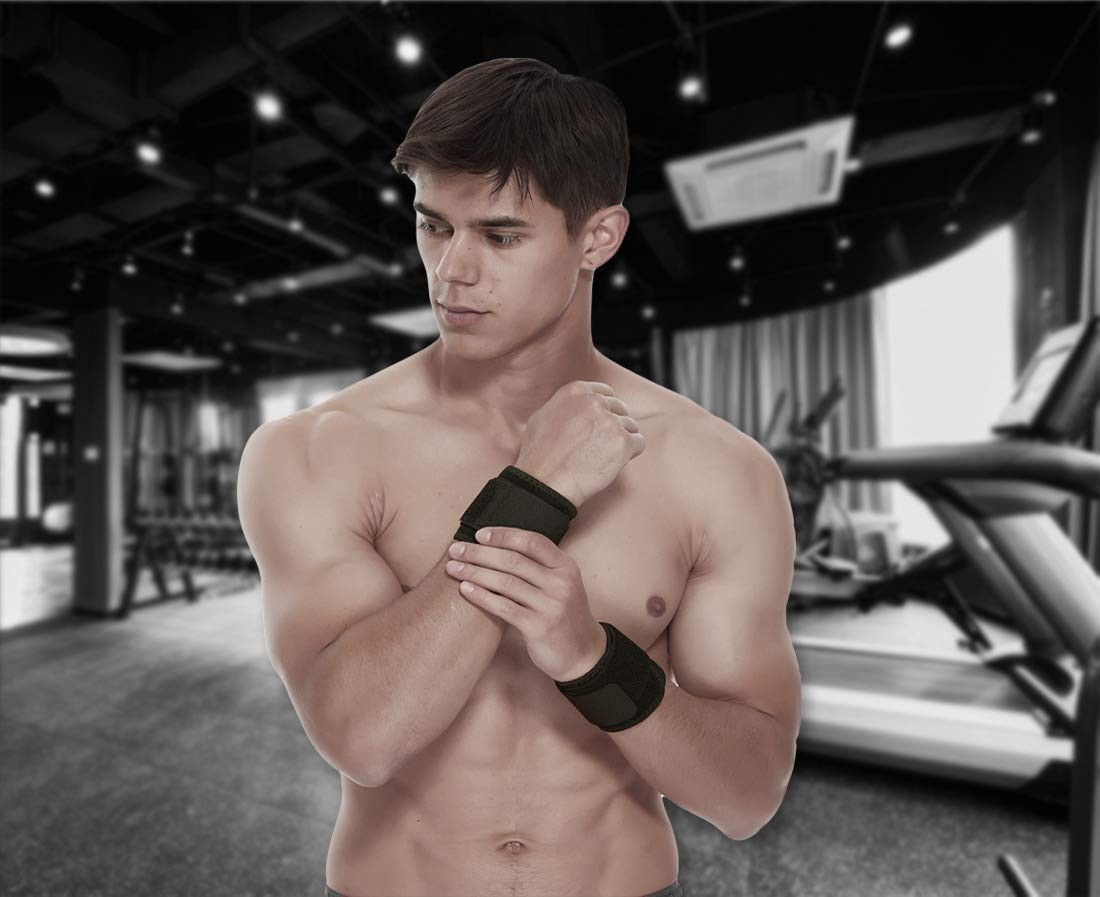 Highly Elastic Wrist Support Straps – Carpal Tunnel Relief for Active Adults
