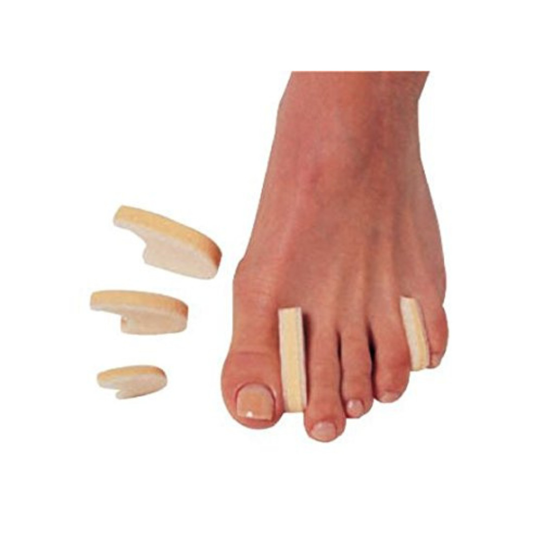 Pedifix 3-Layer Toe Separators – 12 Pack