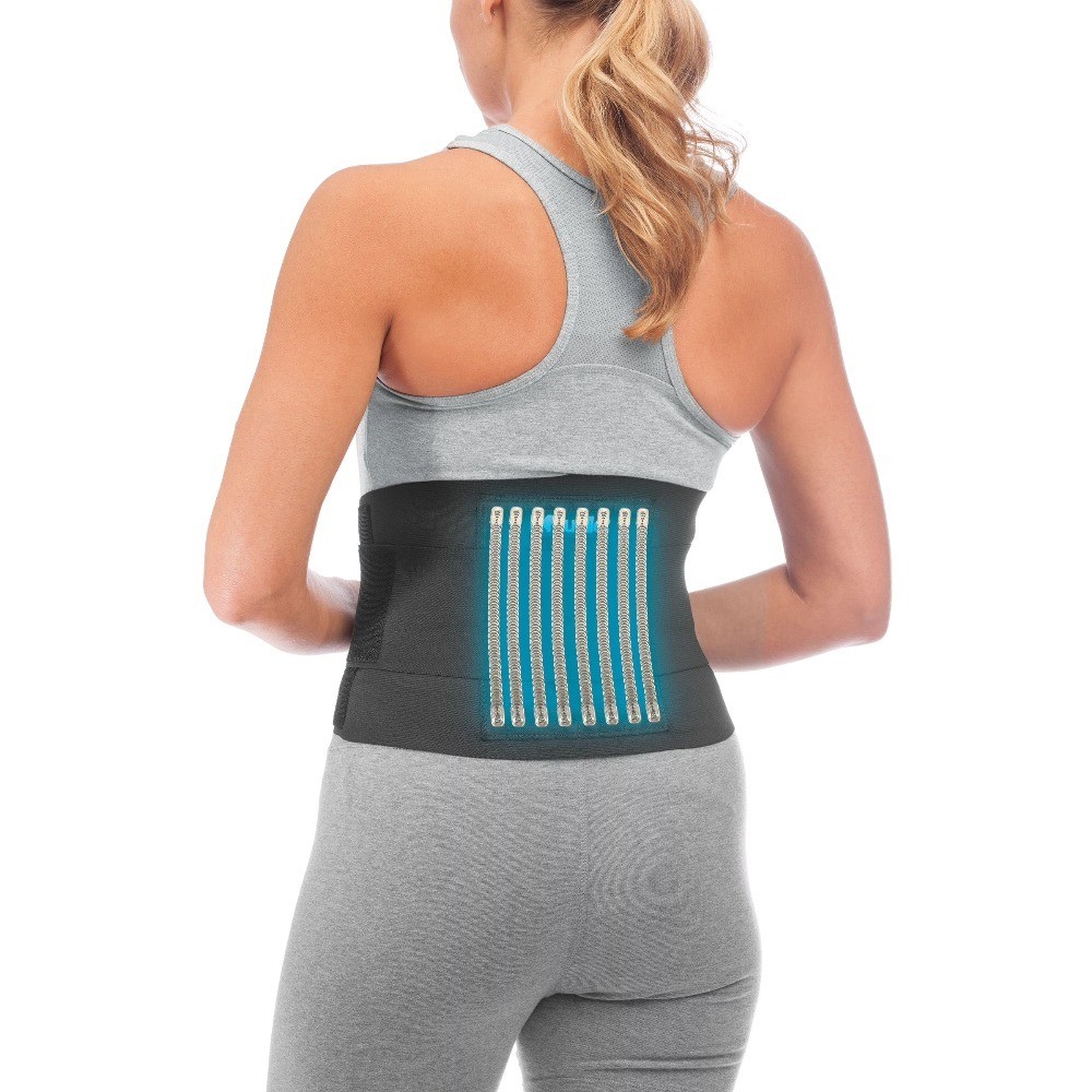 Adjustable Back Brace, Black, One Size Fits Most for Lower Back Support, Posture