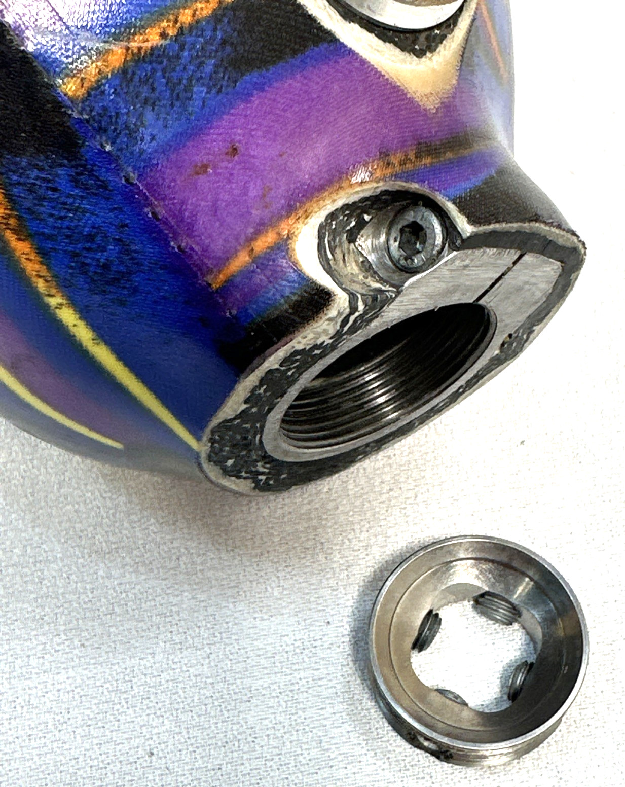 Ottobock Prosthetic Socket Carbon Fiber Leg Expulsion Valve OR39093 LEFT LEG