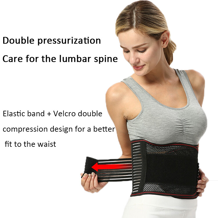 High Quality Adjustable Back waist Support lumbar belt for back pain relief
