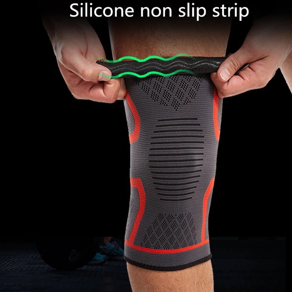 Knee Compression Brace Sleeve Support Sport Joint Injury Pain Relief Arthritis