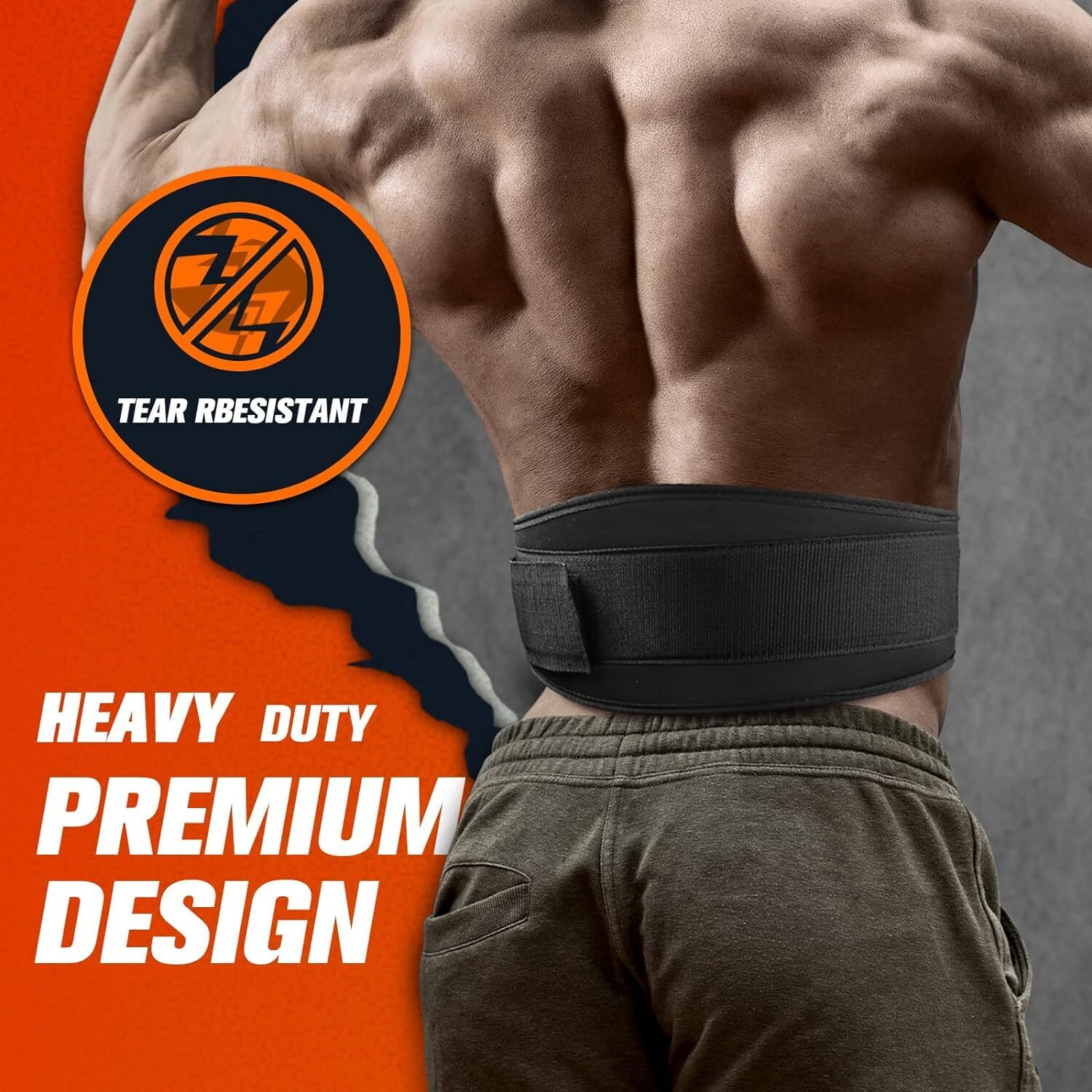 Adjustable Lumbar Support Lower Waist Back Belt Brace Pain Relief Weight Lifting