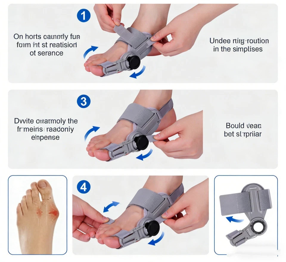 Bunion Fix Toe Valgus Corrector Adjustable Orthosis Women Men Splints