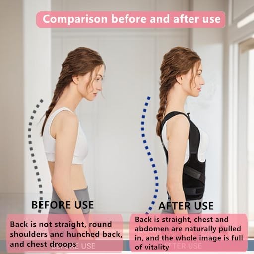 LAROTSUBA Back Brace for Women and Men,Shoulder Small, Black