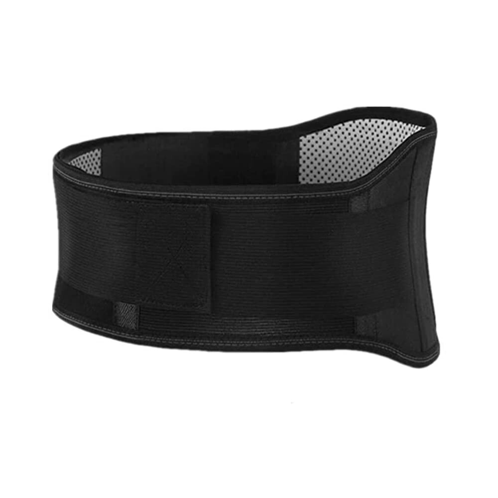 Lower Back Support Belt Adjustable Waist Brace Lumbar Pain Relief for Men Women