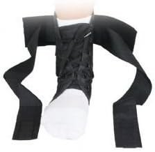 Comfortland Tour Ankle Brace- Quick Lace Large Black