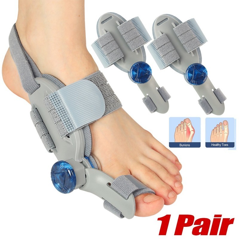 2x Bunion Fix Toe Valgus Corrector Adjustable Orthopedic Splints for Left Right