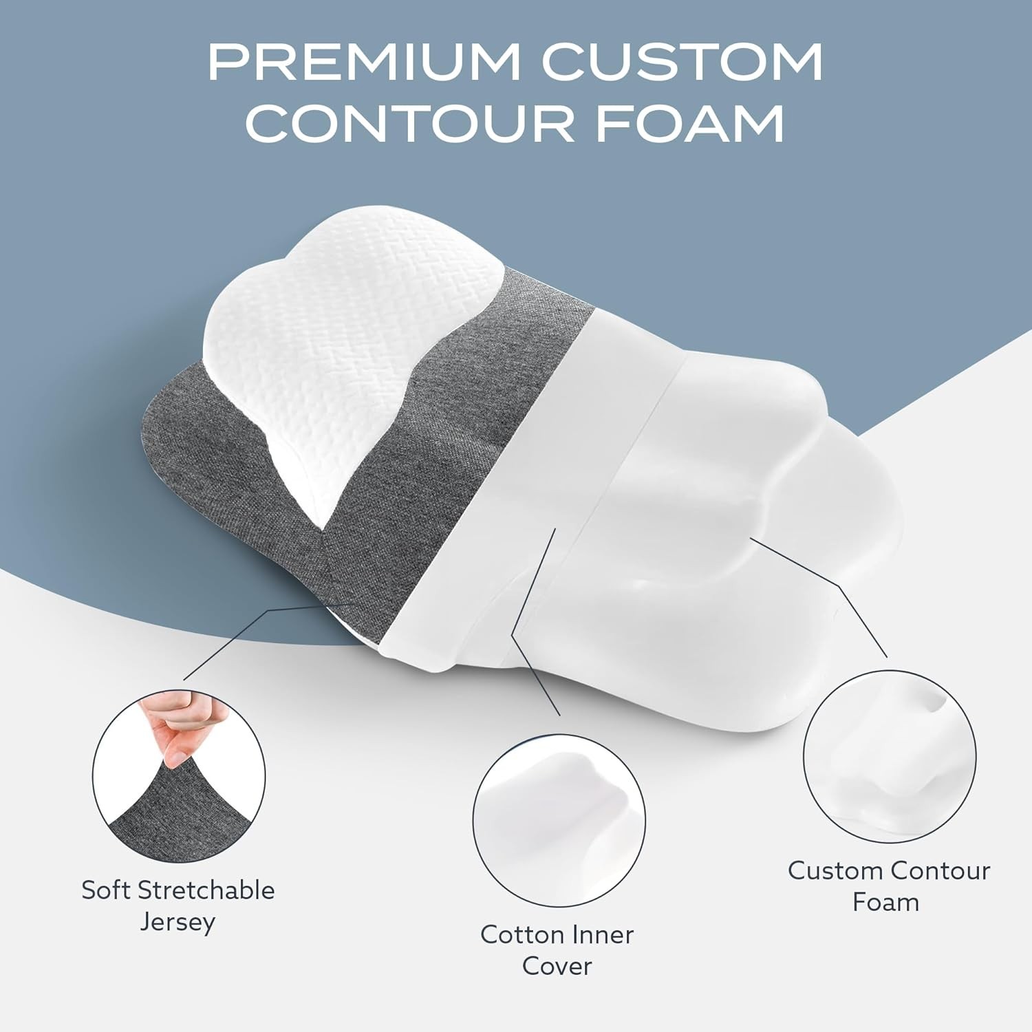 3 Sets PT Pro MM-MFP03 Neck and Knee Combo Support Pillows Washable Cover NEW