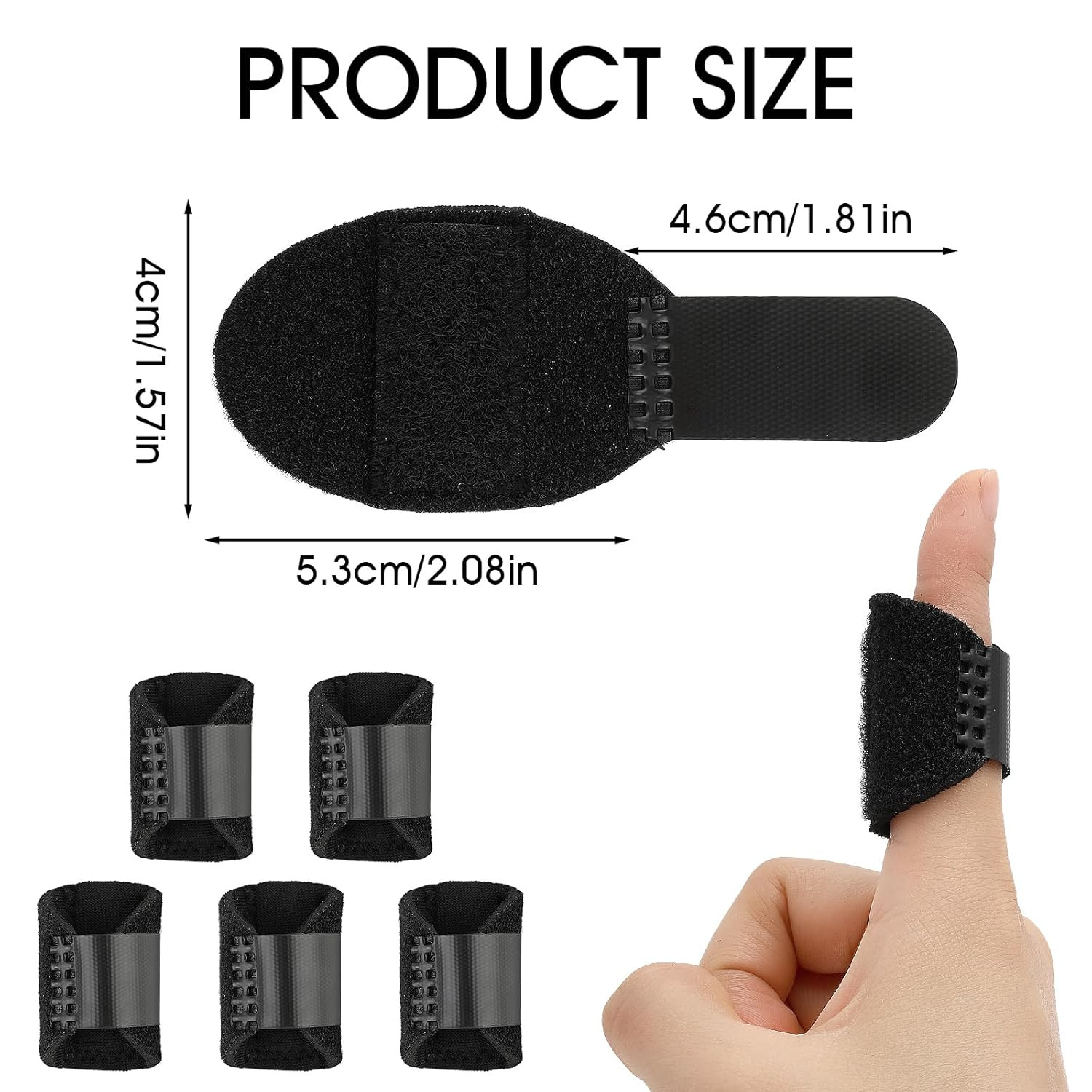 5PCS Trigger Finger Splints, Thumb Finger Brace for Trigger Finger