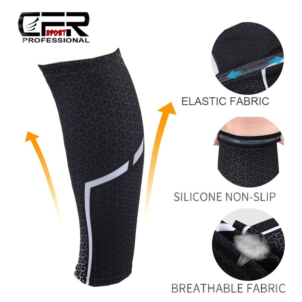Compression Sleeve Leg Calf Brace Support Socks Sport Gym Pain Relief Men Womens