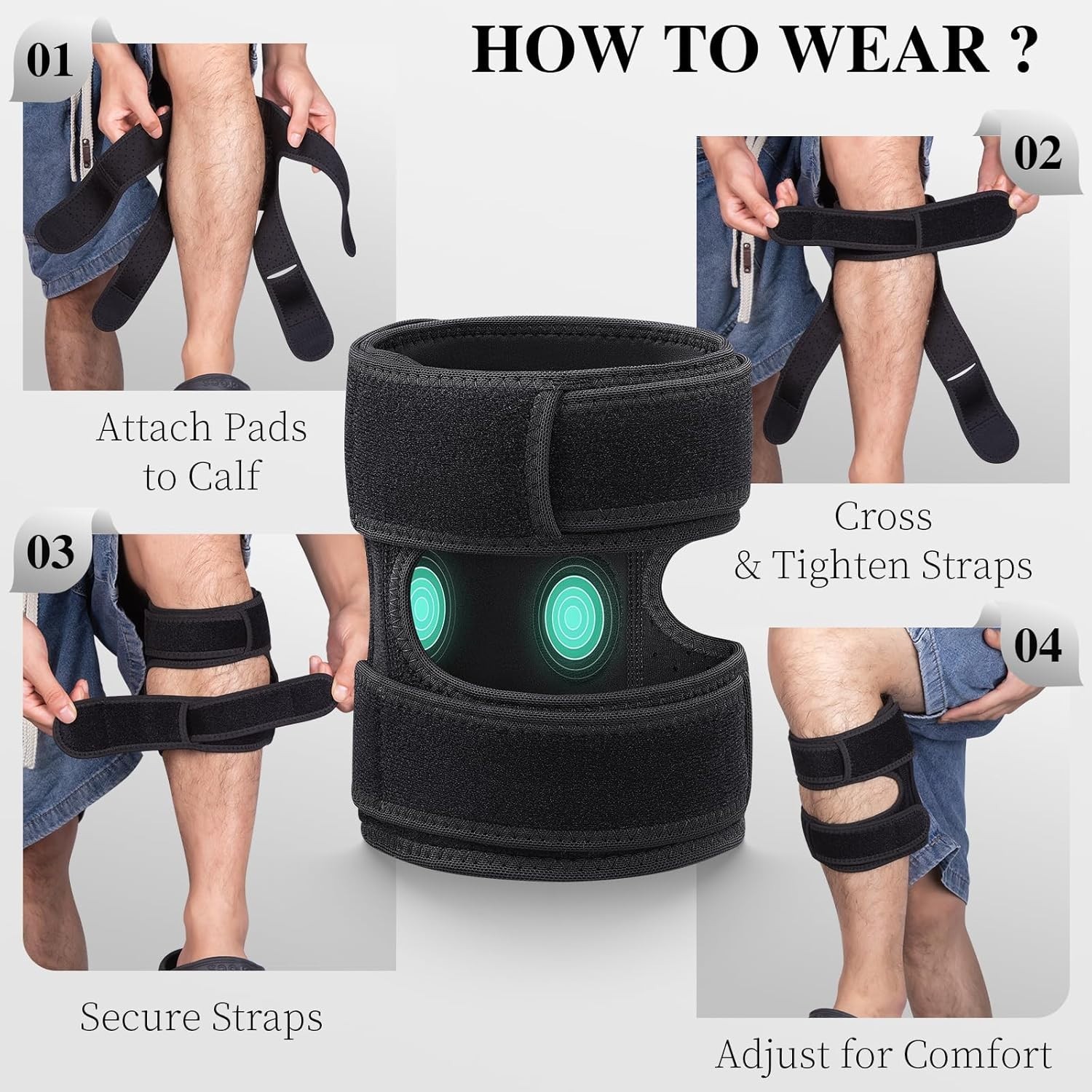 Sciatica Pain Relief Devices Brace,Adjustable Sciatic Knee Brace | Sciatic Nerve