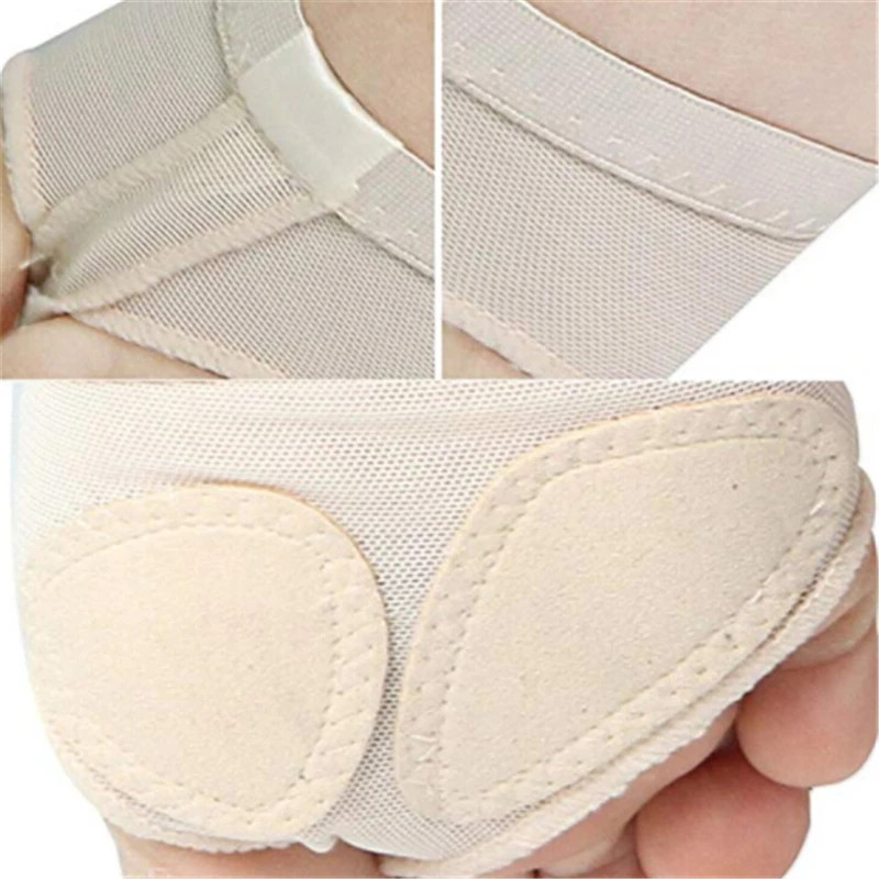 Soft Ballet Toe Pads Half Shoes Dance Foot Protector Paw Sole Support 1 Pair