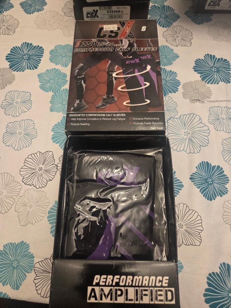CHAMPION CSX X250 CALF SLEEVE 15-20 COMPRESSION MEN / WOMEN UNISEX Size & Color