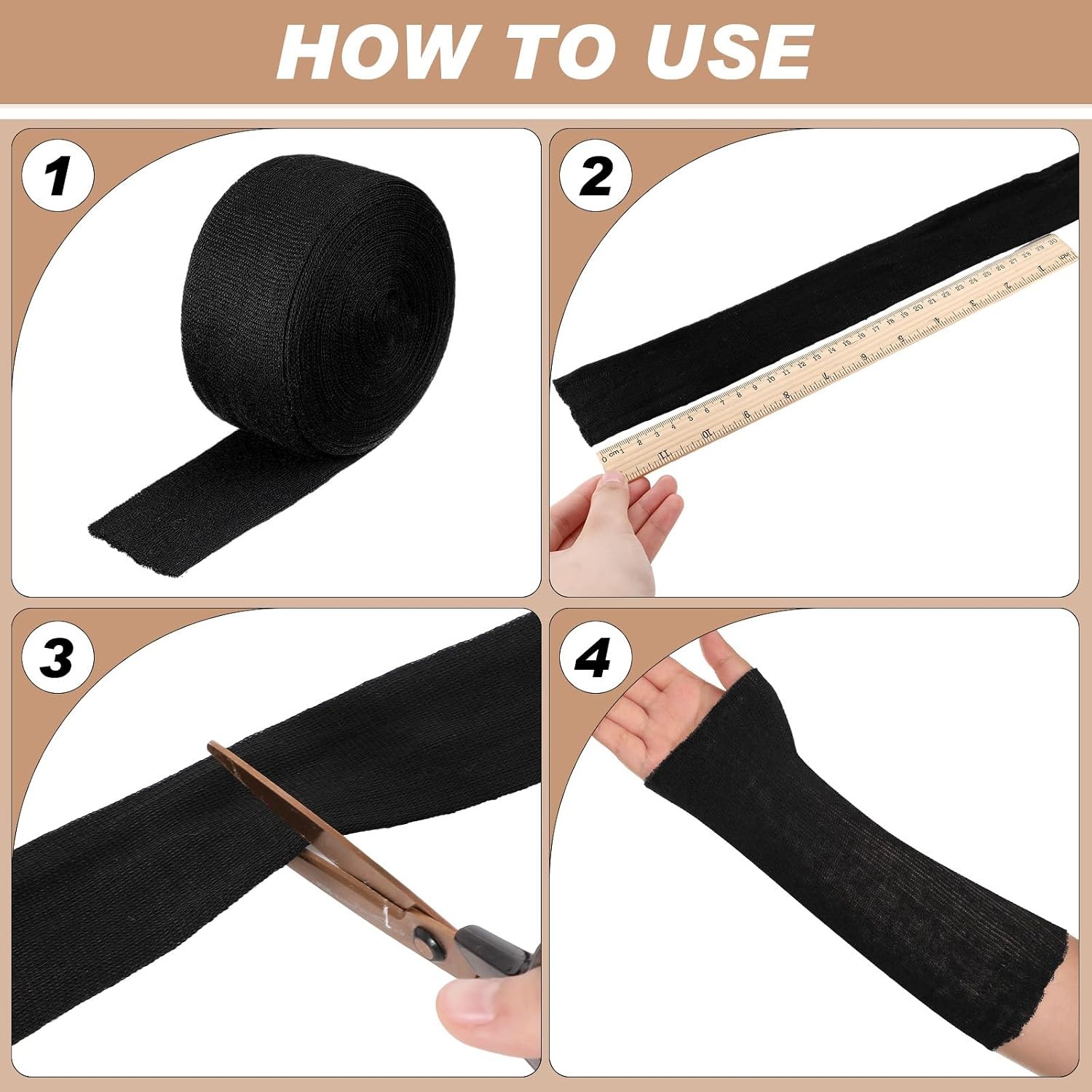 Cotton Stockinette Tubular Elastic Arm Cast Sleeve Roll Elastic Wrap Tube Wrist